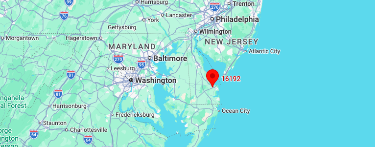 Map of Lewes, Delaware 19958